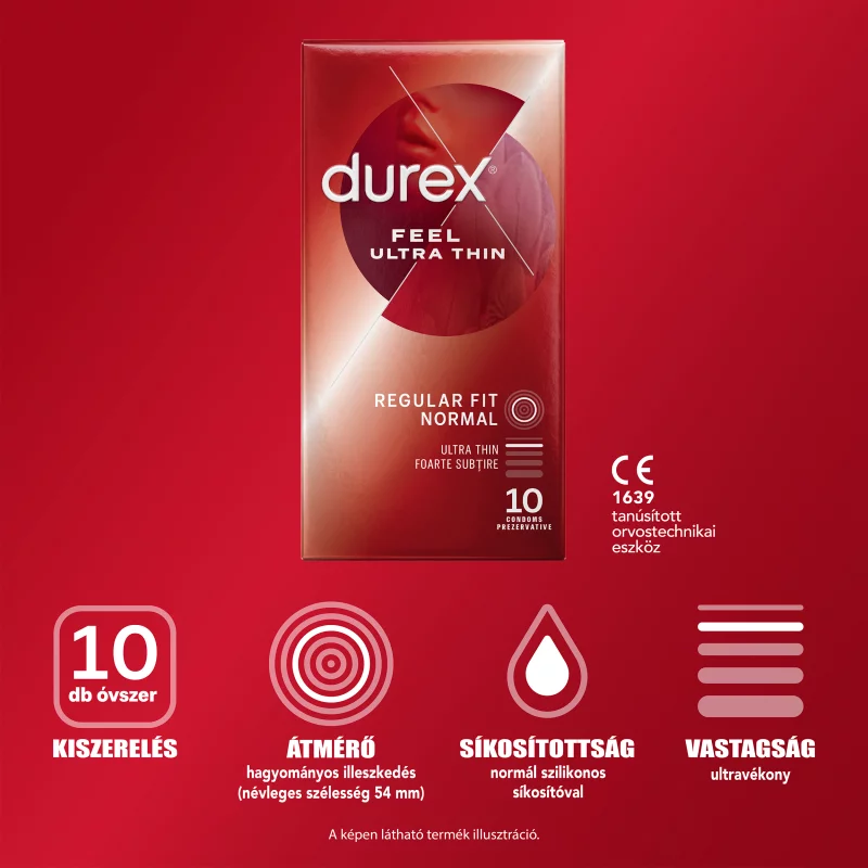 Durex Feel Ultra Thin óvszer 10 db