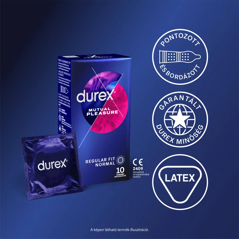 Durex Mutual Pleasure óvszer 10 db
