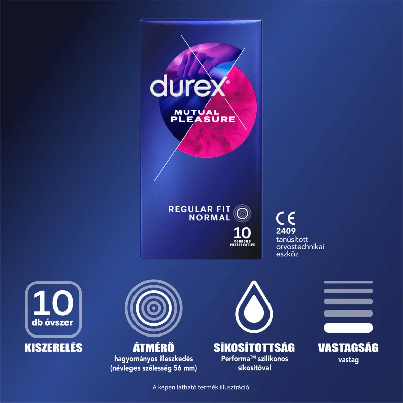 Durex Mutual Pleasure óvszer 10 db