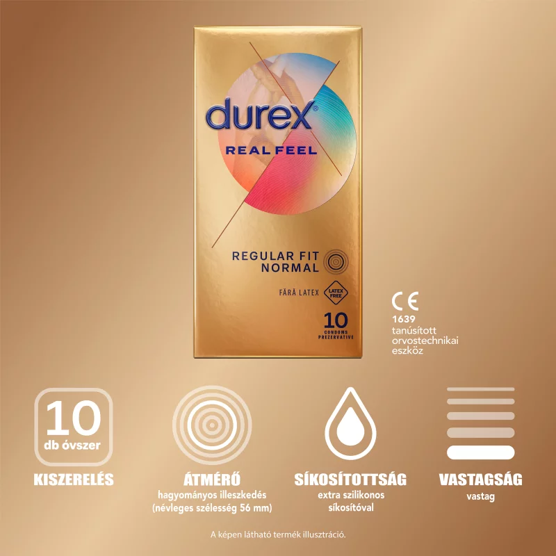 Durex Real Feel óvszer 10 db