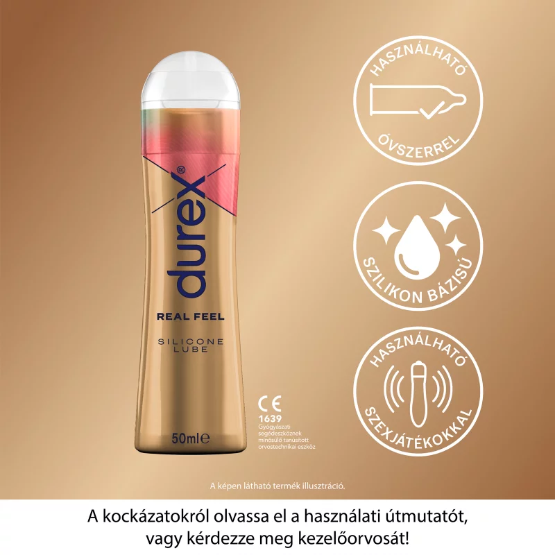 Durex Real Feel szilikonos síkosító 50 ml