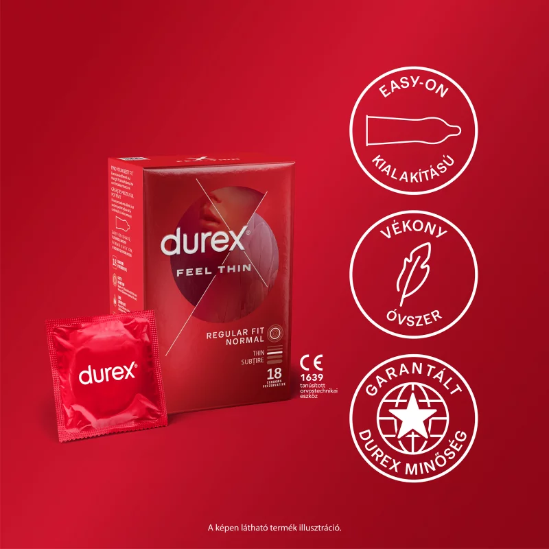 Durex Feel Thin óvszer 18 db