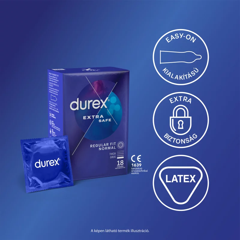 Durex Extra Safe óvszer 18 db