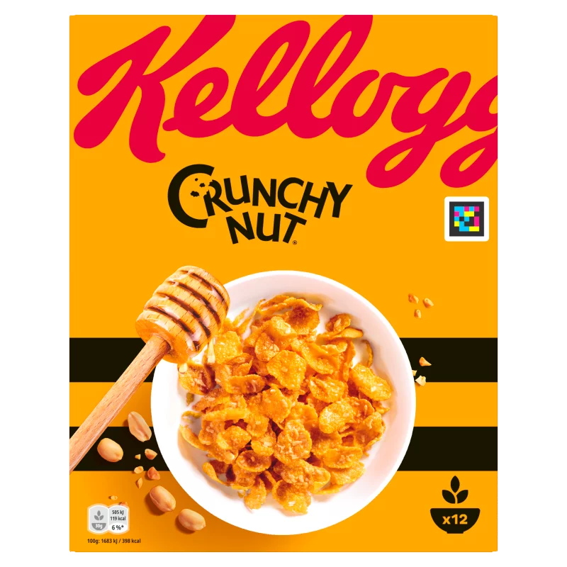 Kellogg's pirított kukoricapehely cukorral, földimogyoróval és mézzel 375 g 