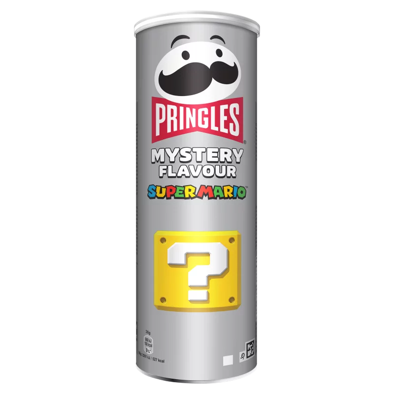 Pringles Super Mario Mystery Flavour sós snack 165 g