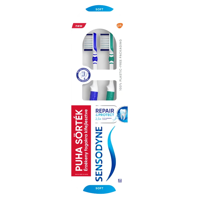 Sensodyne Repair & Protect fogkefe 2 db