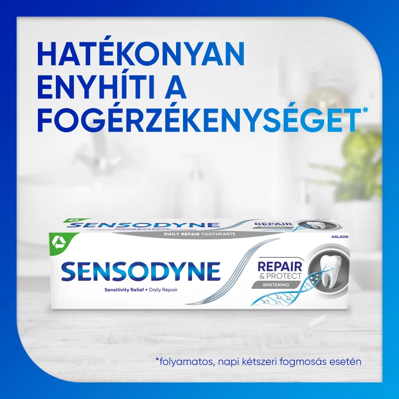 Sensodyne Repair & Protect Whitening fluoridos fogkrém 75 ml