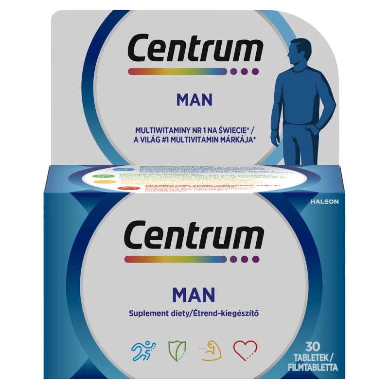 Centrum Man étrend-kiegészítő készítmény férfiaknak 30 db 39 g