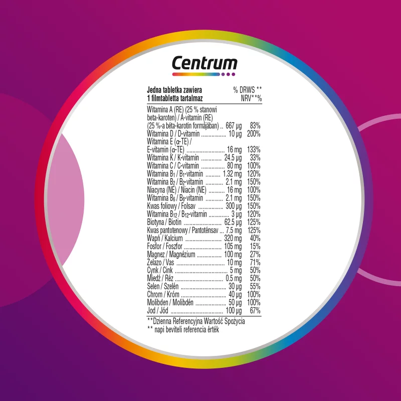 Centrum Woman étrend-kiegészítő készítmény nőknek 30 db 47 g
