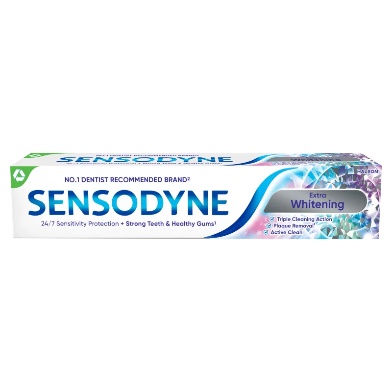 Sensodyne Extra Whitening fluoridos fogkrém 75 ml
