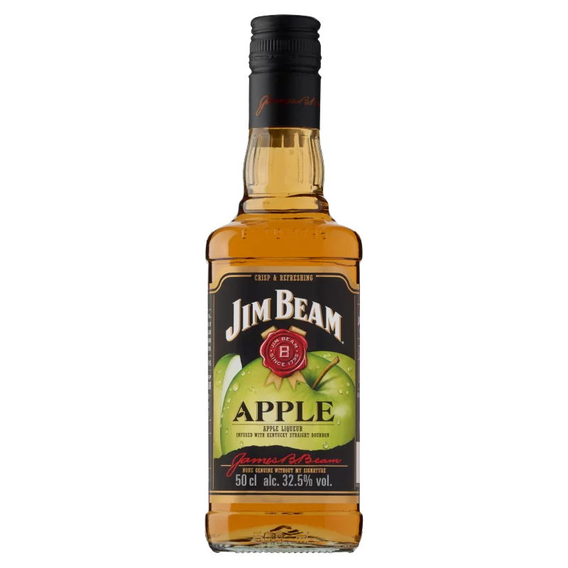 Jim Beam Apple alma ízesítésű Bourbon whiskey alapú likőr 32,5% 0,5 l