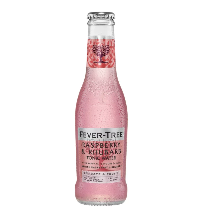 Fever Tree szénsavas üdítőital 200ml tonic málna-rebarbara 