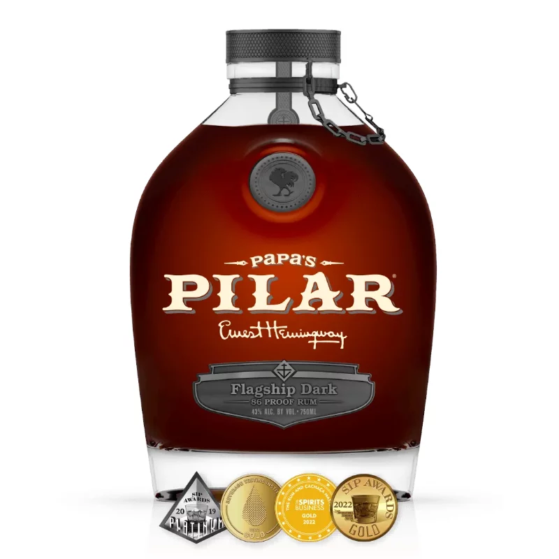 Papa´s Pilar rum 0,7l 43% Flagship Dark