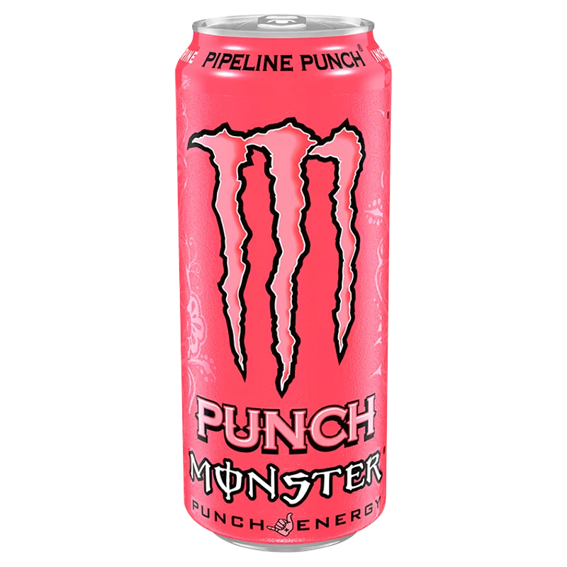 Monster Pipeline Punch szénsavas ital koffeinnel, cukrokkal és édesítőszerrel 500 ml