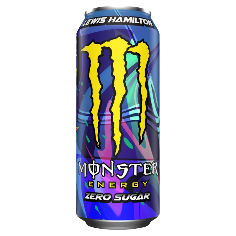 Monster Energy Lewis Hamilton szénsavas ital koffeinnel és édesítőszerekkel 500 ml