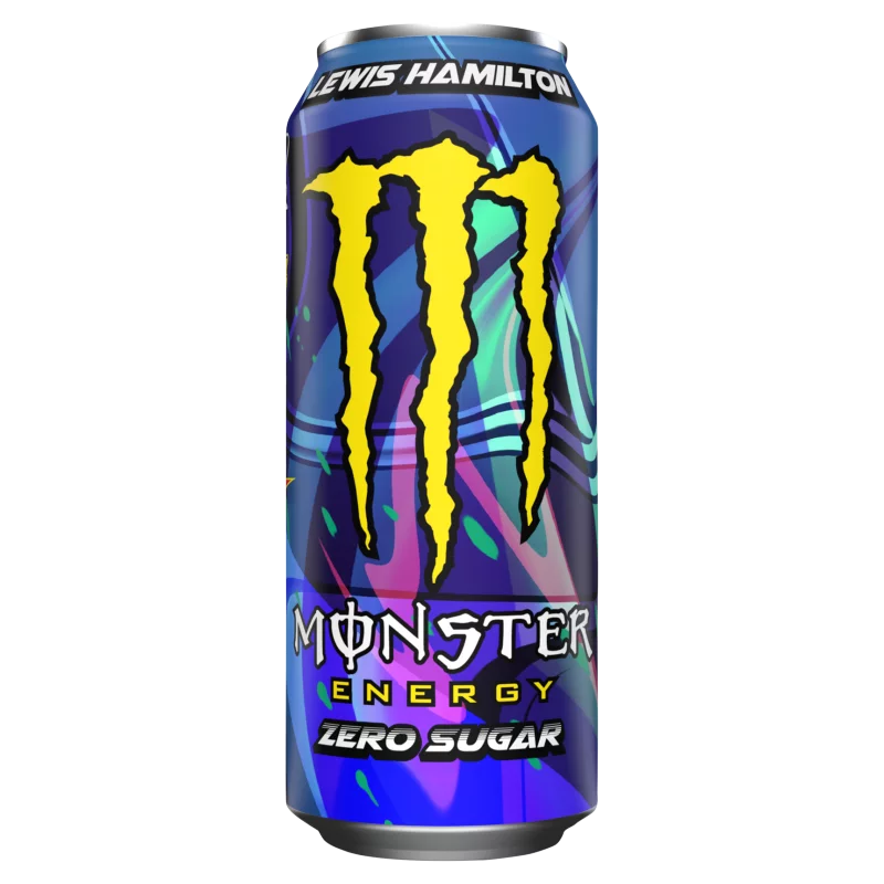 Monster Energy Zero Sugar Lewis Hamilton szénsavas ital koffeinnel és édesítőszerekkel 500 ml