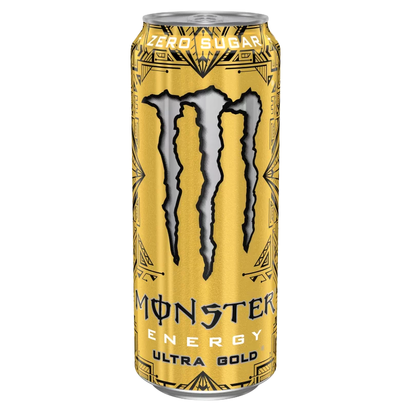 Monster Energy Ultra Golden Pineapple szénsavas ananász ízű ital koffeinnel 500 ml