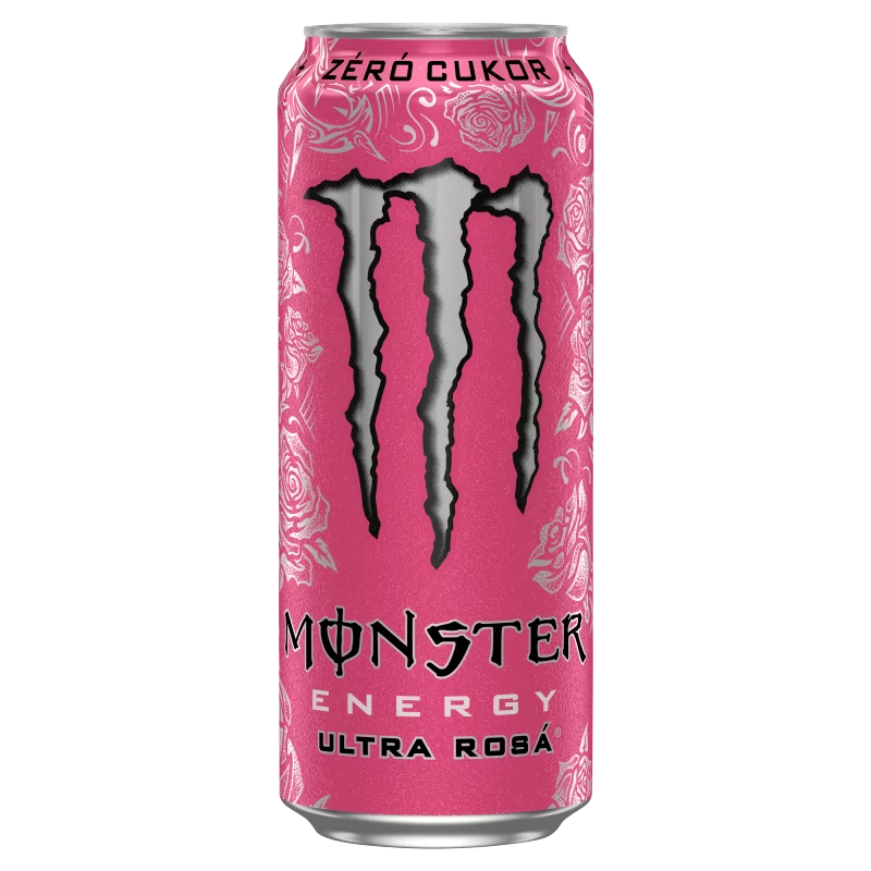 Monster Energy Ultra Rosá szénsavas ital koffeinnel és édesítőszerekkel 500 ml