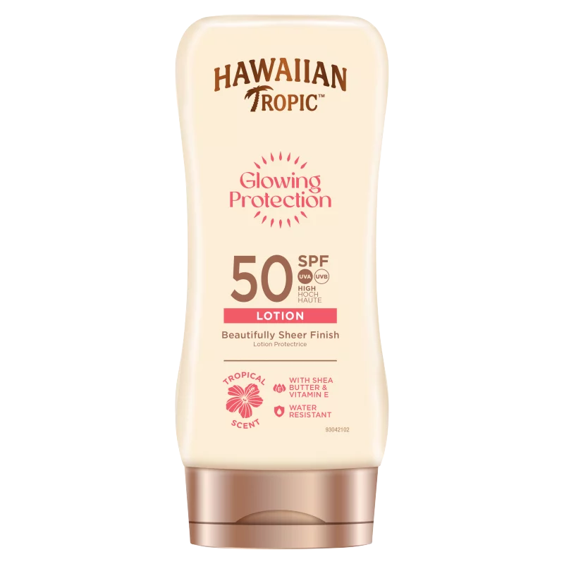 Hawaiian Tropic Glowing Protection napozó krém SPF 50 180 ml