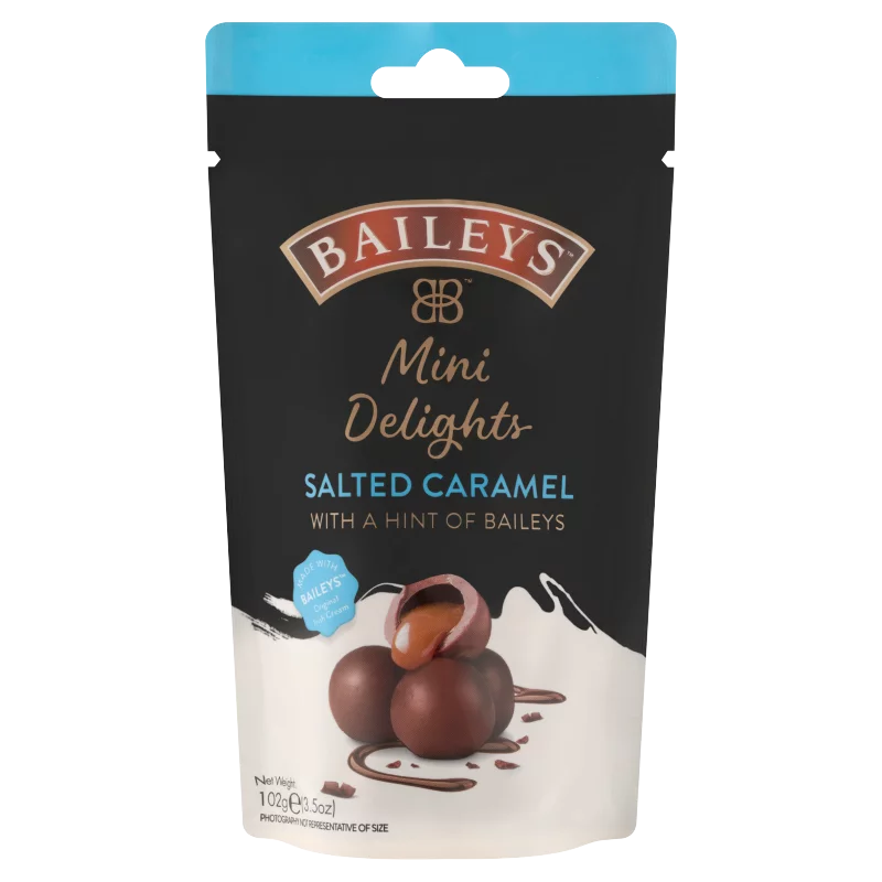 Baileys Salted Caramell alkoholos, karamellel töltött csokoládé 102 g
