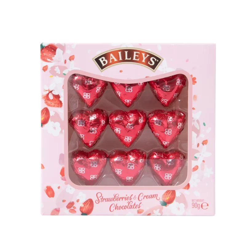 Baileys desszert 90g Strawberry & Cream Hearts