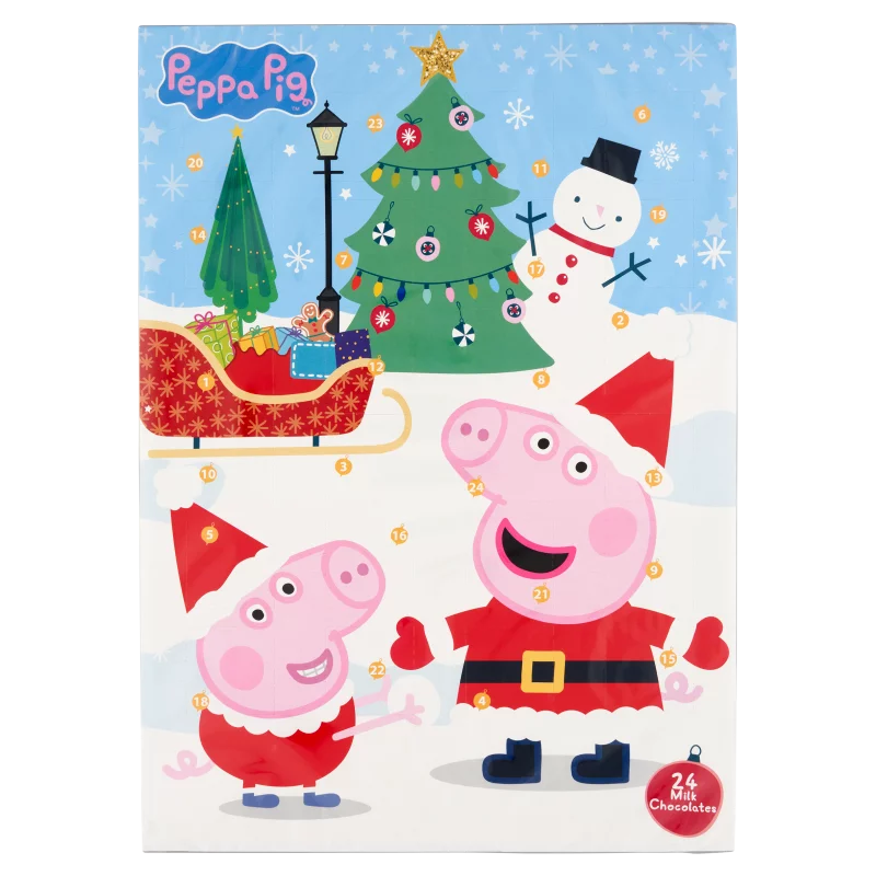 Peppa Pig tejcsokoládé adventi naptár 50 g