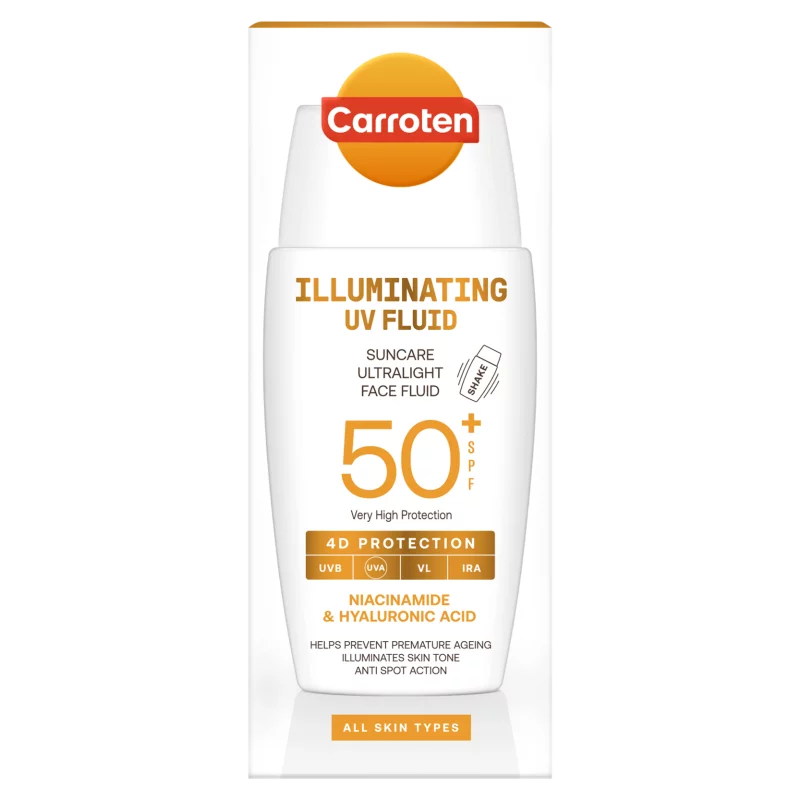 Carroten Illuminating UV Fluid fényvédő arcra SPF50+ 50 ml 