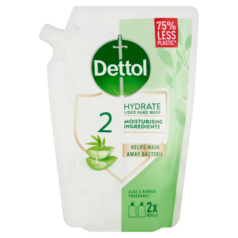 Dettol Aloe Vera és Bambusz folyékony szappan utántöltő 500 ml