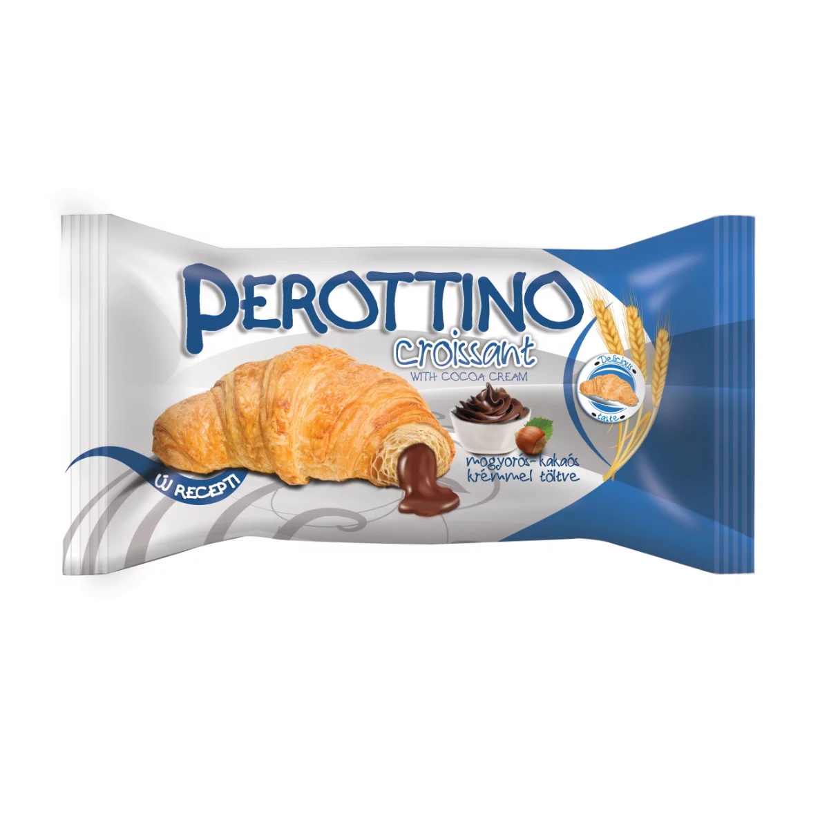 Perottino croissant 55g kakaós krémmel töltve