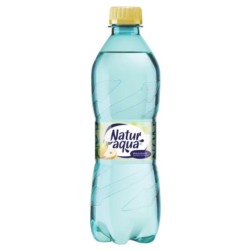 NaturAqua Emotion körte és citromfű ízű szénsavas üdítőital 500 ml
