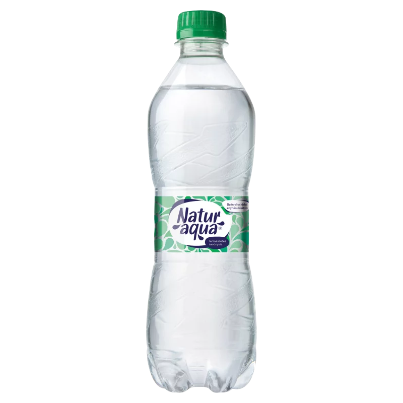 NaturAqua szén-dioxiddal enyhén dúsított természetes ásványvíz 500 ml