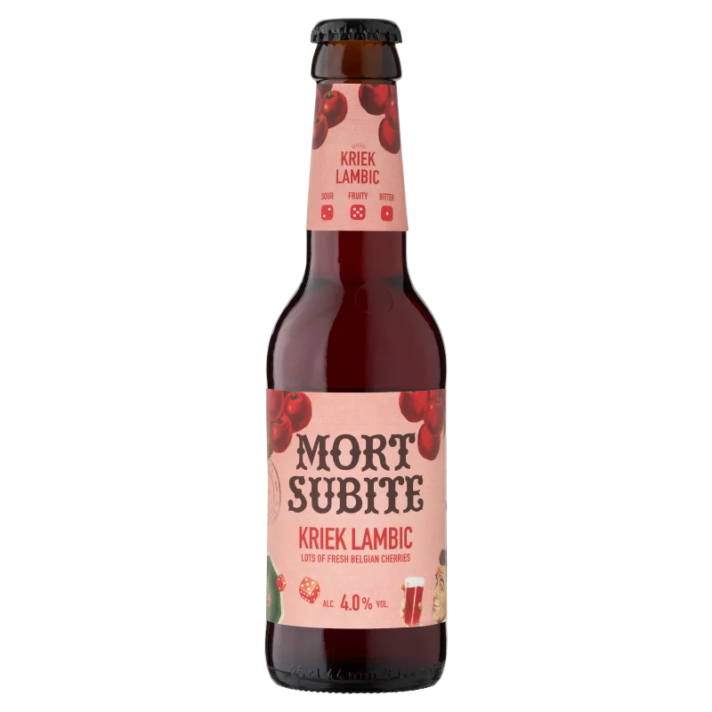 Mort Subite Kriek belga meggyes lambic típusú sörkülönlegesség 4% 250 ml