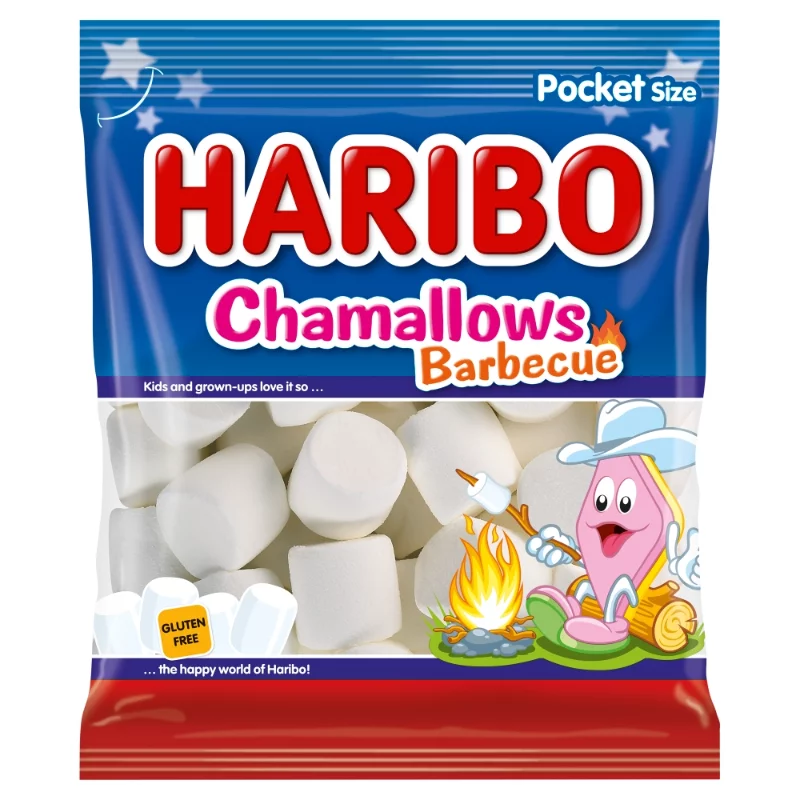 Haribo pillecukor 90g Chamallows Barbecue