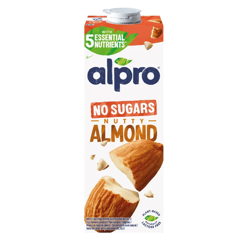 Alpro zsírszegény cukormentes mandulaital hozzáadott kalciummal és vitaminokkal 1 l