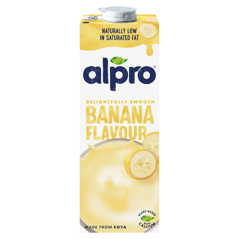 Alpro UHT banános szójaital hozzáadott kalciummal és vitaminokkal 1 l