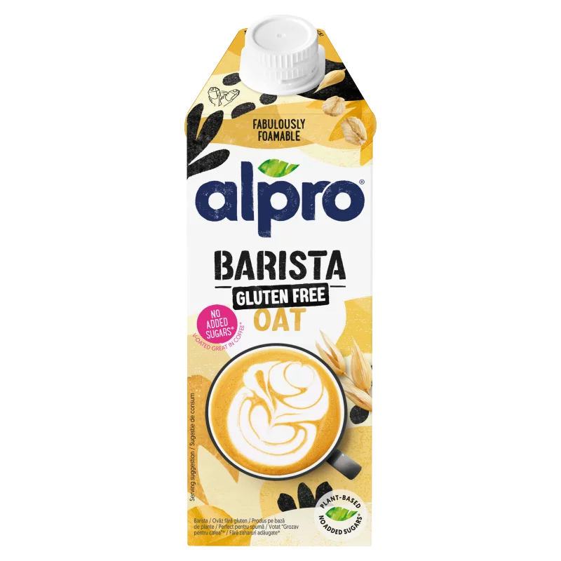 Alpro Barista gluténmentes zabital hozzáadott vitaminokkal 750 ml 