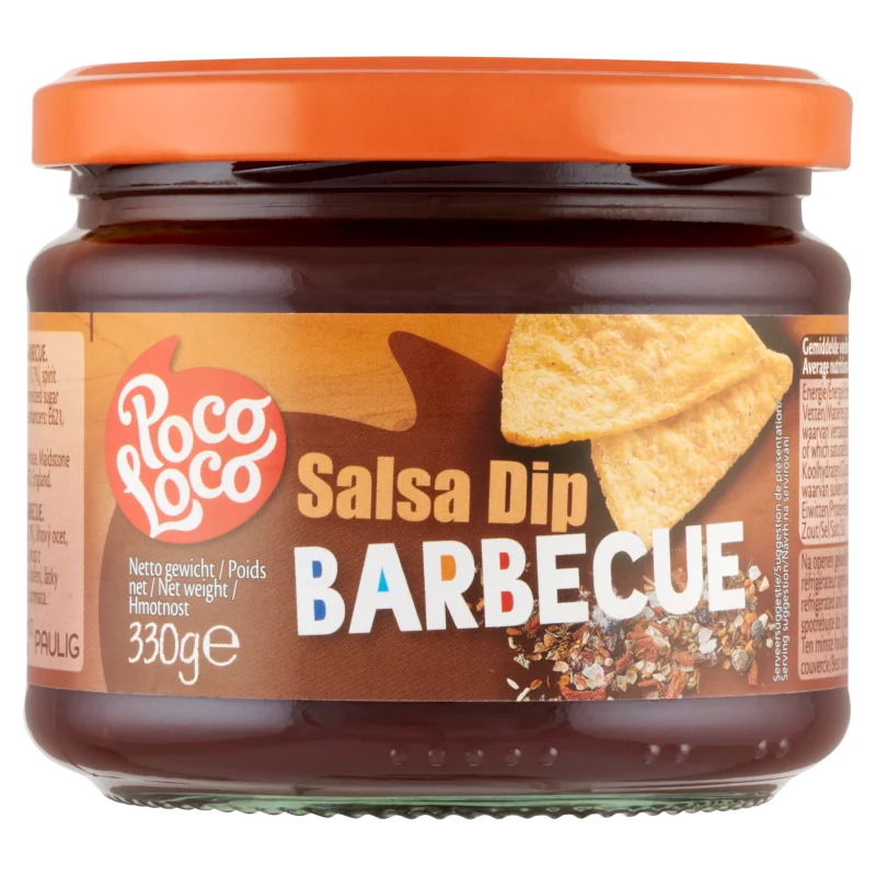 Poco Loco Salsa szósz BBQ ízesítéssel 330 g 