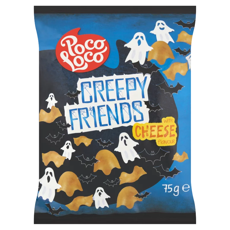 Poco Loco Creepy Friends ízesített és pirított falatok 75 g