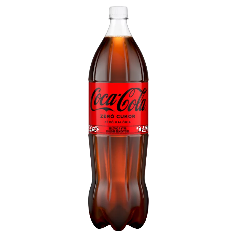 Coca-Cola Zero colaízű energiamentes szénsavas üdítőital édesítőszerekkel 1,75 l
