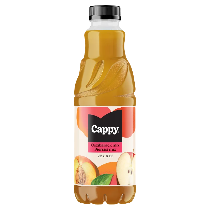 Cappy őszibarack mix gyümölcsital cukorral és édesítőszerekkel 1 l