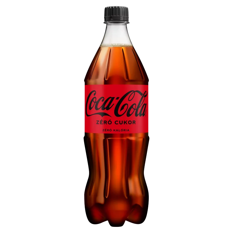 Coca-Cola Zero colaízű energiamentes szénsavas üdítőital édesítőszerekkel 1 l