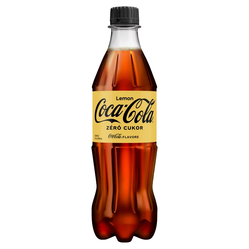 Coca-Cola Zero Lemon cola és citromízű energiamentes szénsavas üdítőital édesítőszerekkel 500 ml