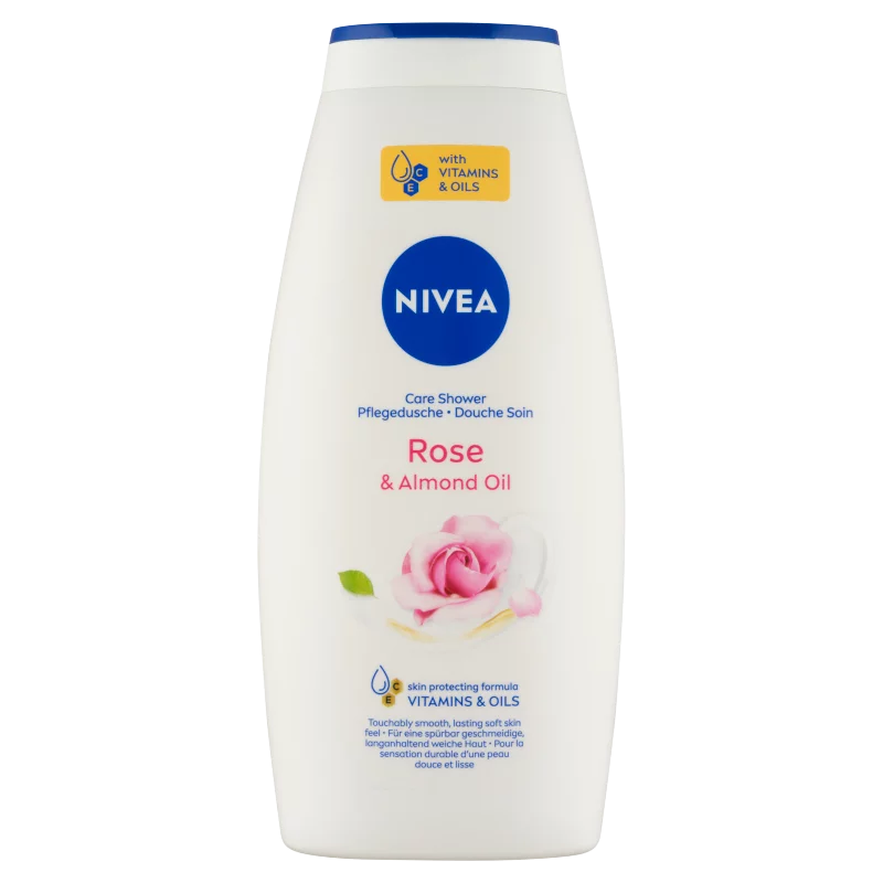 NIVEA Roses & Almond Oil krémtusfürdő 750 ml