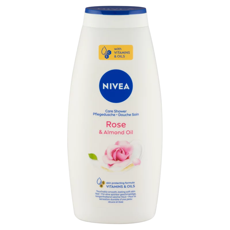 NIVEA Roses & Almond Oil krémtusfürdő 750 ml