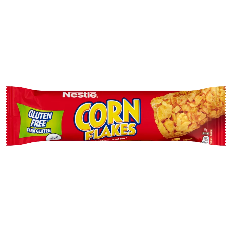 Nestlé Corn Flakes gluténmentes gabonapehely-szelet vitaminokkal és ásványi anyagokkal 22 g