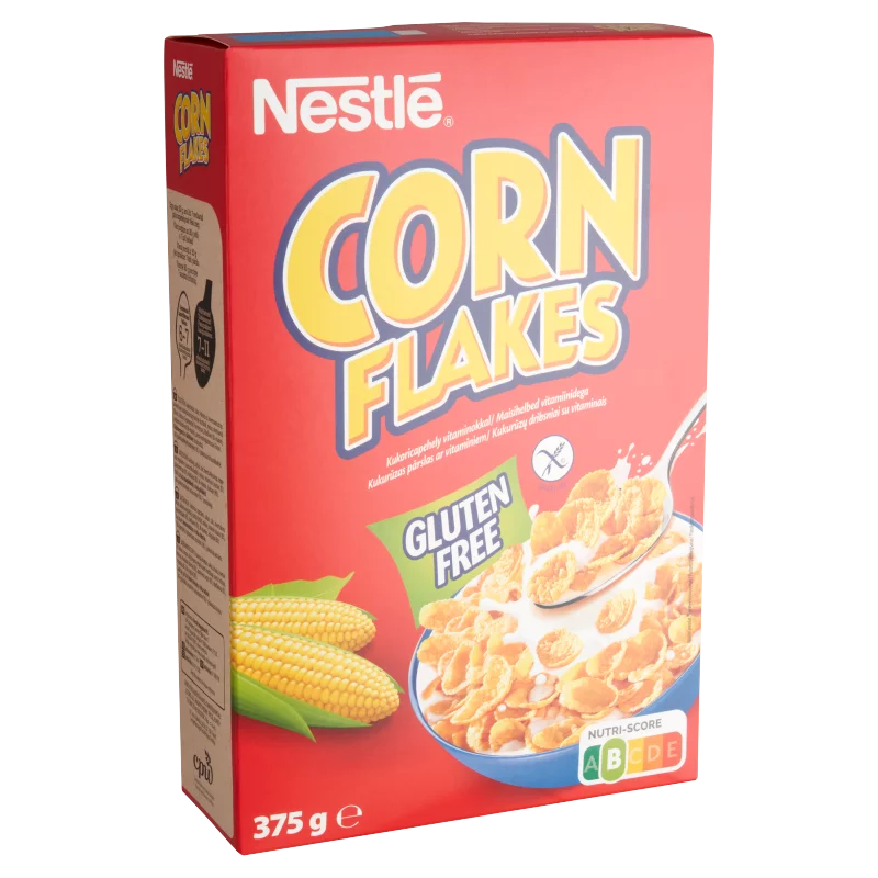 Nestlé Corn Flakes gluténmentes ropogós kukoricapehely vitaminokkal 375 g