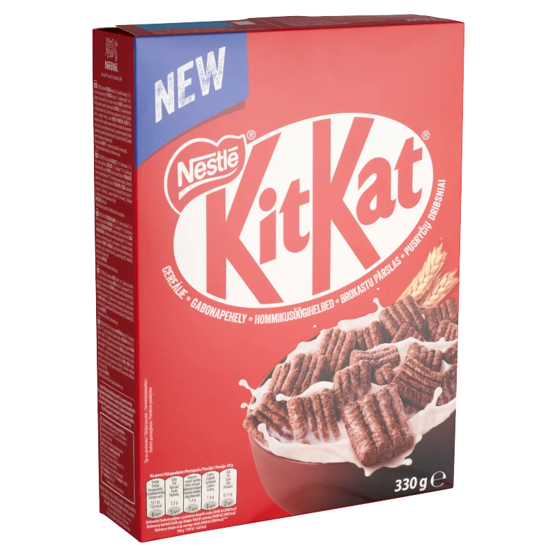 Nestlé Kit-Kat kakaós ízű ropogós gabonapehely tejcsokoládéval 330 g