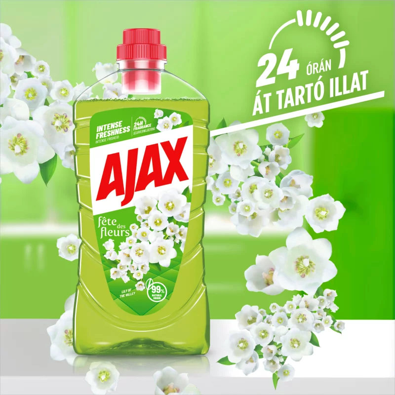 Ajax Flower Fiesta Tavaszi virágok Zöld általános tisztítószer 1000 ml