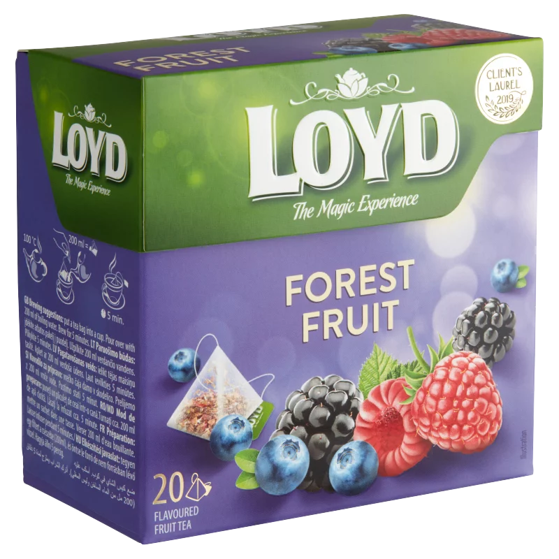 Loyd erdei gyümölcs ízű filteres tea 20 filter 40 g