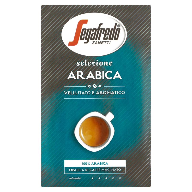 Segafredo Zanetti Selezione Arabica őrölt, pörkölt kávé 250 g